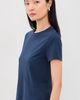 Madewell Madewell The Perfect Crewneck Tee in Allday Jersey Deep Indigo - 4