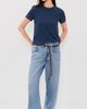 Madewell Madewell The Perfect Crewneck Tee in Allday Jersey Deep Indigo - 5