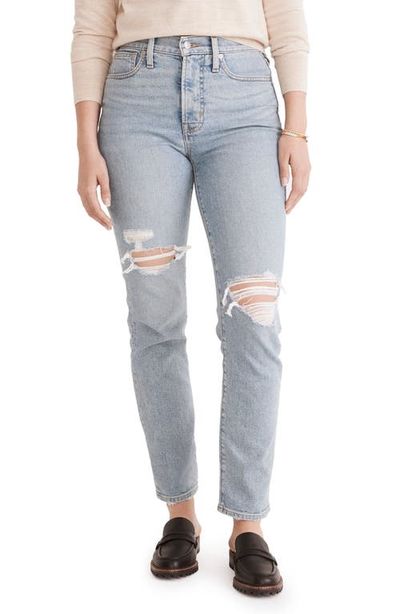 Madewell Madewell The Perfect High Waist Ripped Jeans