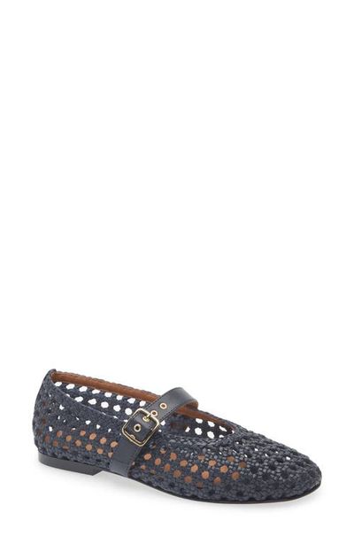 Madewell Madewell The Remy Woven Mary Jane Flat