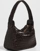 Madewell Madewell The Sculpted Metal Wristlet Bag Coffee Bean One - 4