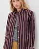 Madewell Madewell The Signature Y-Neck Stripe Shirt Sarsaparilla Stripe - 2