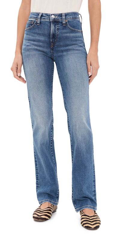 Madewell Madewell The Straight Jeans In Super Stretch Denim Sunnyside Wash