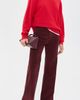 Madewell Madewell The Wide Leg Pants In Corduroy Smoked Claret - 5