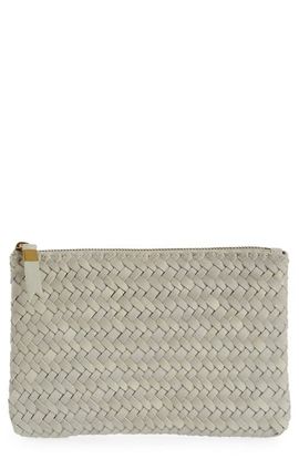 Madewell Madewell The Woven Leather Pouch Clutch