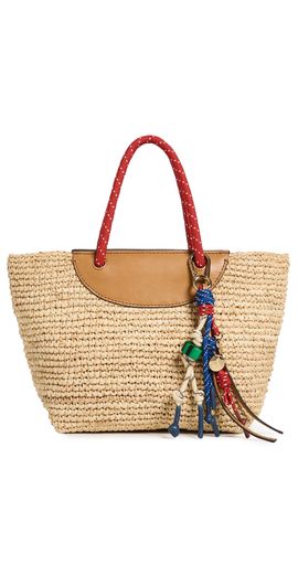 Madewell Madewell The Woven Mini Tote Festival Red Multi One