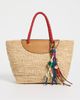 Madewell Madewell The Woven Mini Tote Festival Red Multi One - 2