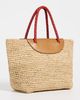 Madewell Madewell The Woven Mini Tote Festival Red Multi One - 4
