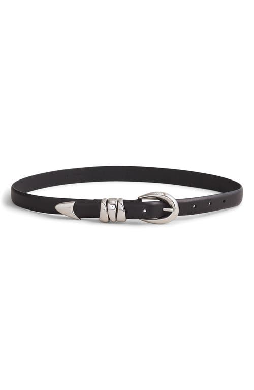 Madewell Madewell Triple Metal Keeper Leather Belt