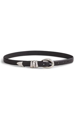 Madewell Madewell Triple Metal Keeper Leather Belt