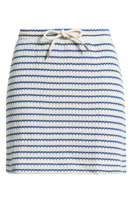 Madewell Madewell Tuck Stitch Tie Waist Miniskirt