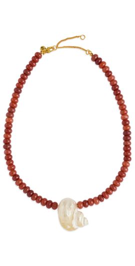 Madewell Madewell Turbo Shell Beaded Necklace Antique Gold One