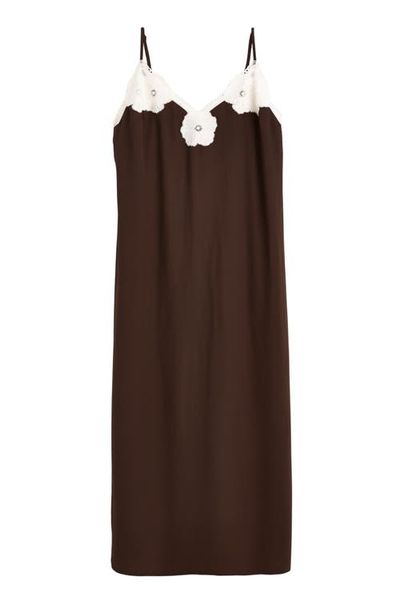 Madewell Madewell V-Neck Midi Slipdress