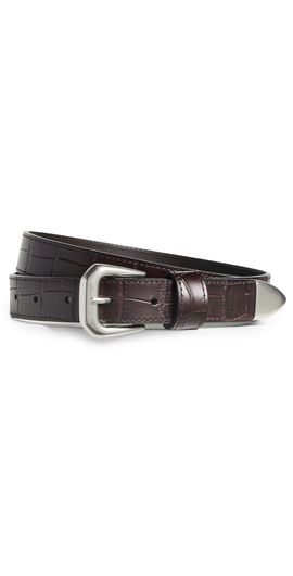 Madewell Madewell Vintage Western Belt Aged Tobacco