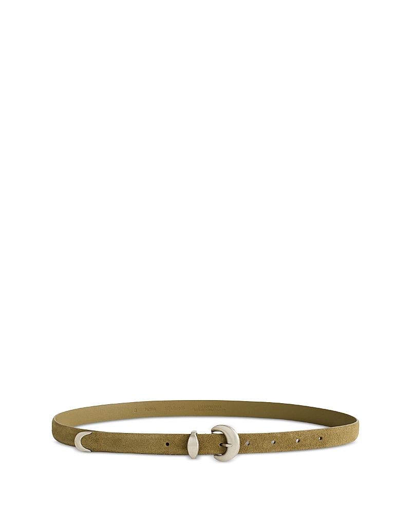 Madewell Madewell Women's Lucie Dome Buckle Suede Belt