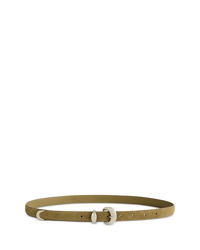 Madewell Madewell Women's Lucie Dome Buckle Suede Belt