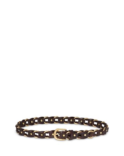 Madewell Madewell Women's Metal Ring & Woven Leather Belt