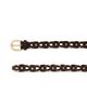 Madewell Madewell Women's Metal Ring & Woven Leather Belt - 2