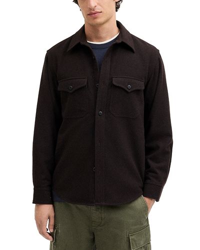 Madewell Madewell Wool Blend Plaid Pocket Shirt Jacket