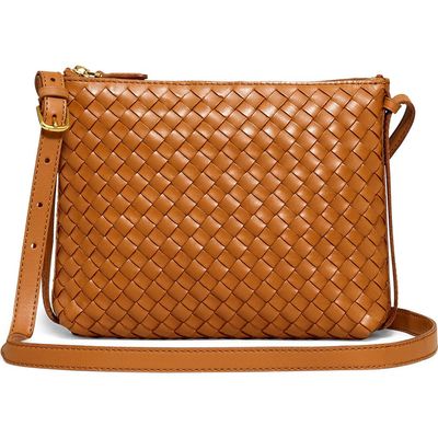Madewell Madewell Woven Leather Crossbody Bag