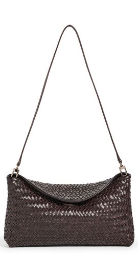 Madewell Madewell Woven Lid Top Clutch Coffee Bean One