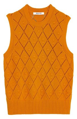 Madewell Madewell Zendaya Cotton Sweater Vest
