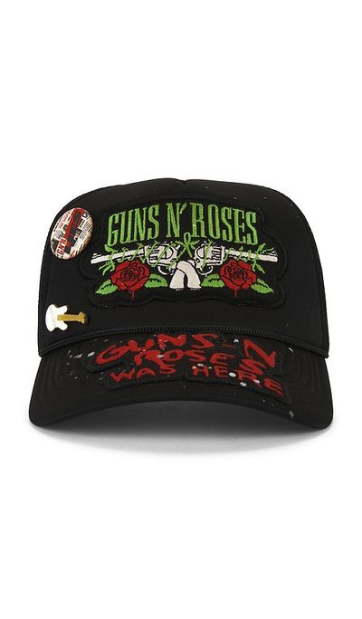 Madeworn Madeworn Guns N' Roses Hand Painted Patched & Pinned Trucker Hat