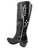 Madison Maison Madison Maison Cowboy Tall Boots with Floral Embroidery - 3