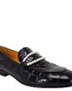 Madison Maison Madison Maison Leather Croc Embossed Pearl Flat Loafer - 2