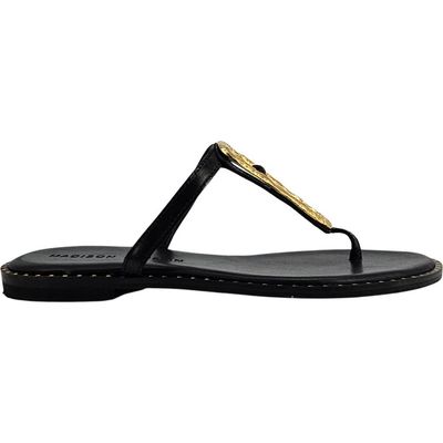 Madison Maison Madison Maison Leather Flat Hammered Link Sandal