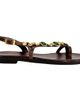 Madison Maison Madison Maison Leather Flat Serpent Sandal - 1