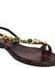 Madison Maison Madison Maison Leather Flat Serpent Sandal - 2