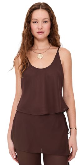 Madison the Label Madison the Label Anastasia Tank Choc