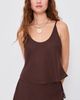 Madison the Label Madison the Label Anastasia Tank Choc - 2