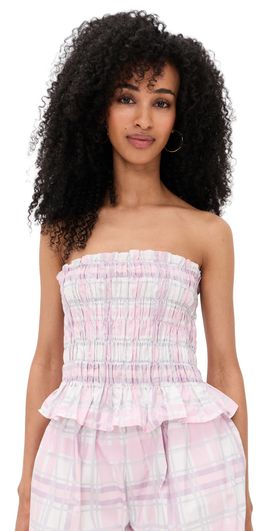 Madison the Label Madison the Label Eloise Top Check Print