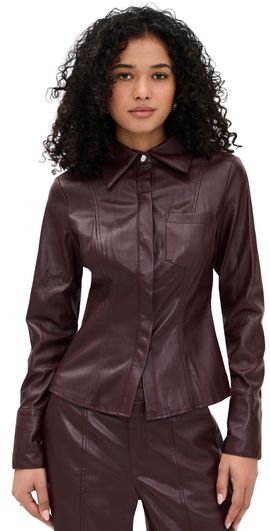 Madison the Label Madison the Label Lowen Shirt Cacao