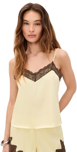 Madison the Label Madison the Label Olesya Top Lemon