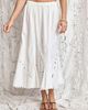 Madly Vintage 90s Cotton Beaded Cutwork Skirt Selected by Madly Vintage - 1