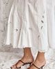 Madly Vintage 90s Cotton Beaded Cutwork Skirt Selected by Madly Vintage - 4