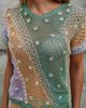 Madly Vintage Crochet Lace Rainbow Sorbet Skirt Set Selected by Madly - 3