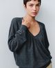 Maeve 100% Cashmere Plunge V-Neck Sweater - 1