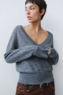 Maeve 100% Cashmere V-Neck Sweater