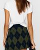 Maeve 100% Cotton Argyle Mini Skirt - 4