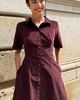 Maeve 100% Cotton Corduroy Shirtdress - 1