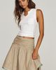 Maeve 100% Cotton Drop-Waist Mini Skirt - 1