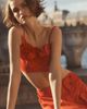 Maeve 100% Cotton Floral Appliqué Crop Top - 1