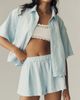 Maeve 100% Cotton Textured Pull-On Shorts - 2