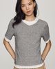 Maeve 100% Cotton Twofer Tee - 1