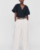 Maeve 100% Cotton V-Neck Bubble Sweatshirt - 3