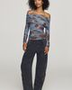 Maeve Aleda Mesh Off-Shoulder Top - 3